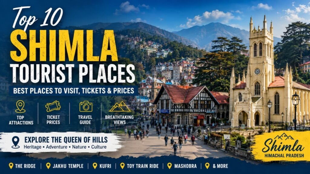 Top 10 Shimla Tourist Places: Best Places to Visit, Tickets & Prices