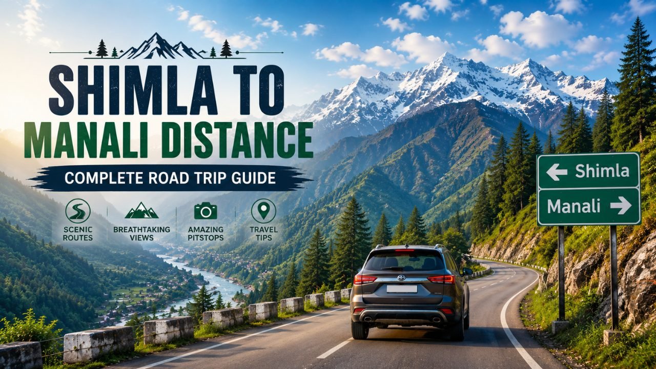 Shimla to Manali Distance